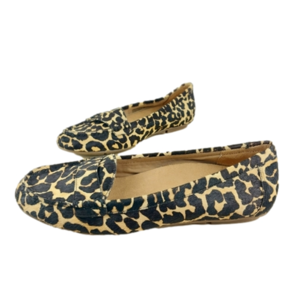 Vionic Shoes - Vionic Larrun Loafers Cheetah Print Slip On Comfort Shoes Women's Size 8.5